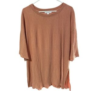Ces Femme Terracotta Short Sleeve Top